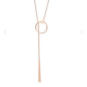 Kendra Scott Tegan Necklace Rose Gold